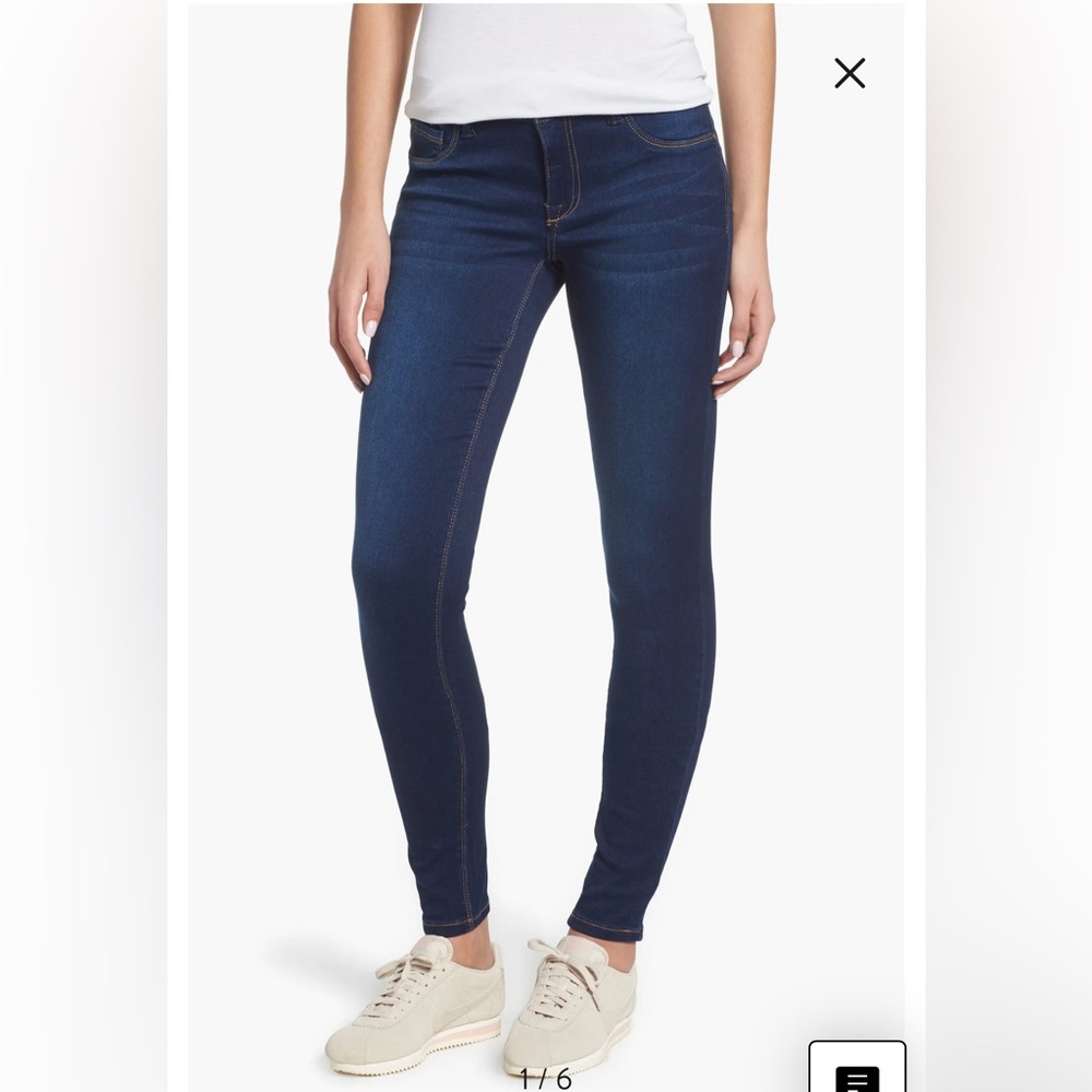 1822 Denim Blue Skinny Jeans with Stretch Fit